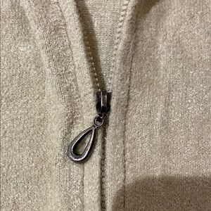 Coldwater Creek Pale Yellow-Green Knit Cardigan